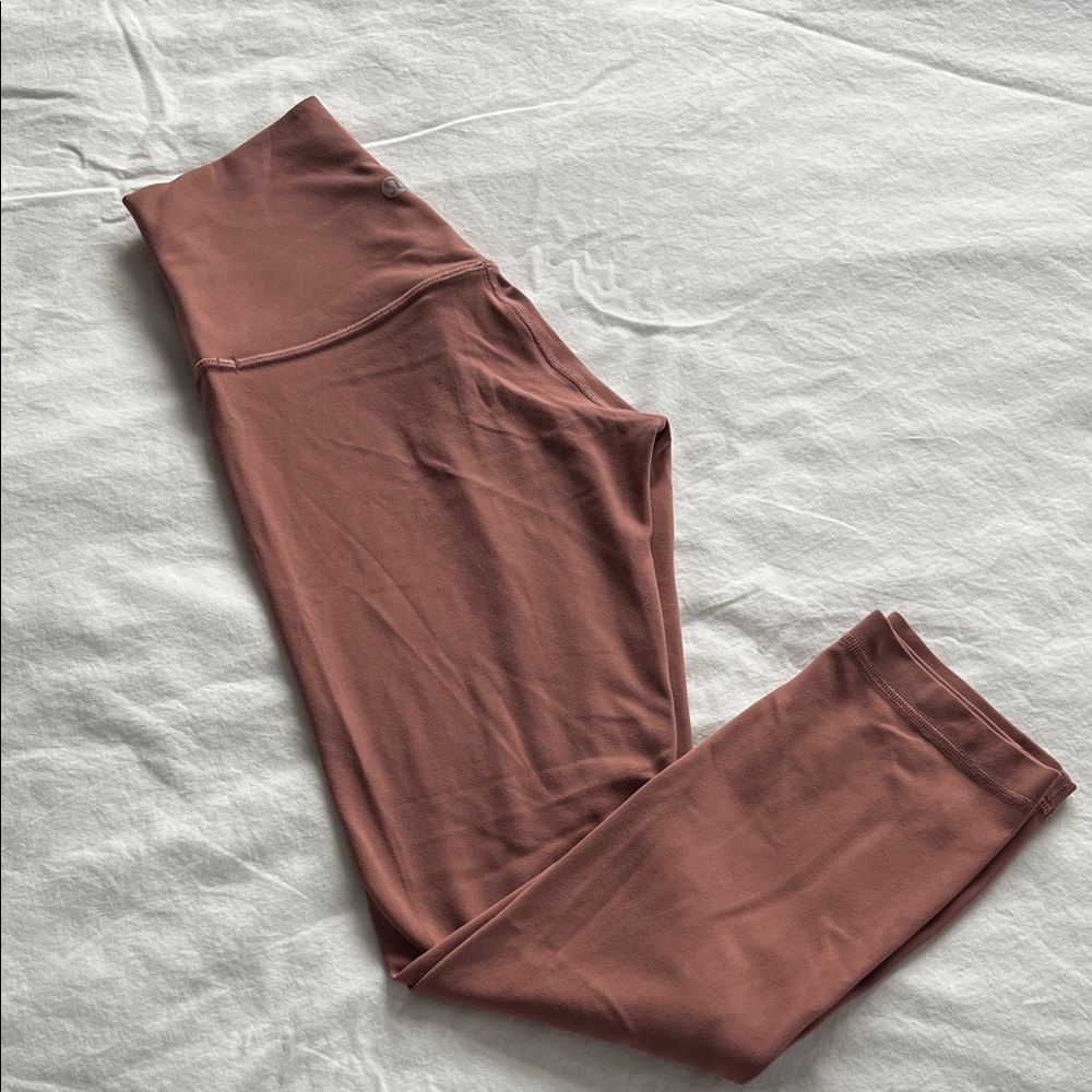 lululemon athletica Rose Brown High-Rise Leggings